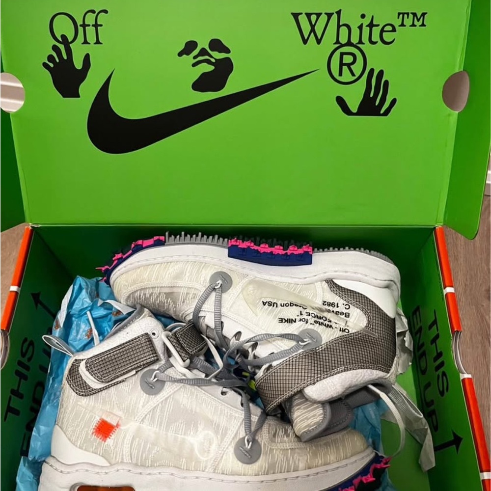 Off white Nike force mid